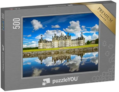 puzzleYOU: Puzzle 500 Teile „Chateau de Chambord: Schloss im Loire-Tal, Frankreich“ – aus der Puzzle-Kollektion Loire, Frankreich