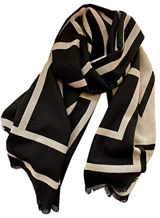 JERLA Kaschmir-Gefühl, Winter, warm, groß, weich, Wickelschal für Damen
