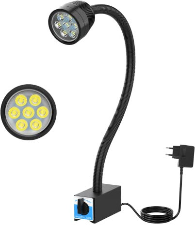 Led arbeitsleuchte schwanenhals Magnetisches Licht Led IP66 Waterproof Flexible Gooseneck Light Work Lamp for Machine Tools and Lathe…