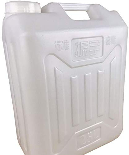 Bidón para Agua 25 L Acampar Contenedor De Agua De Grado Alimenticio Sin BPA, Tanque De Bidón De Plástico Portátil Reutilizable para Aire Acondicionado Camping Furgoneta Camper(Size:Extra Gruesa)
