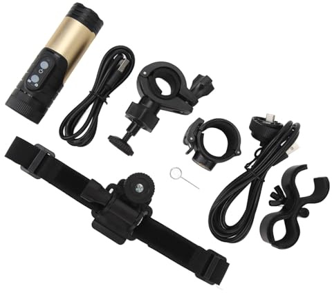 KIMISS wasserdichte -Sport-DV-Kamera, 12 MP 1080P HD Action-Video-Helm-Camcorder mit WLAN, 1600 MAh Lange Akkulaufzeit, Weitwinkelobjektiv für Outdoor-Motorräder, Fahrräder und Autos,