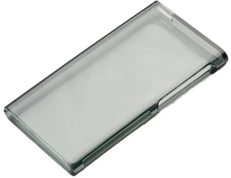 Schutzhülle für iPod Nano 7 7G 7. Generation, glänzend, weich, transparent, TPU, Schwarz