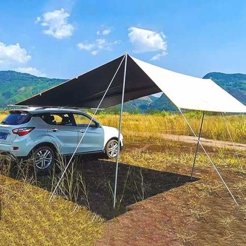 YZMJXNYY Toldo para Portón Trasero de Coche, Tienda de Campaña Lateral, Toldo Camper, Toldo Furgoneta, Resistente Al Sol/Agua/Viento, para Camping, SUV, Al Aire Libre Conducción Viajes