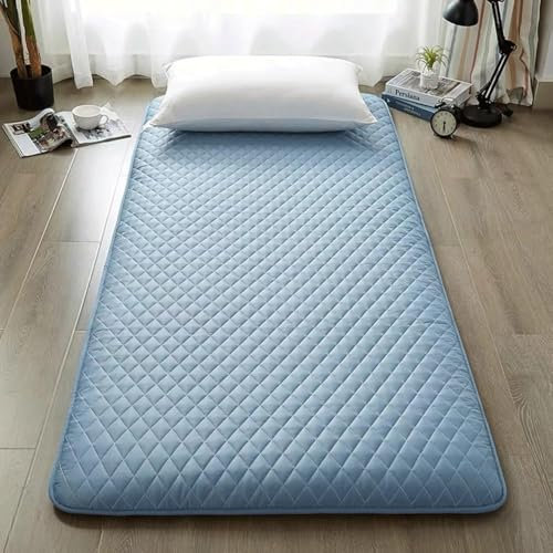 Japanische Bodenmatratze, faltbare Futon-Matratze für Boden, Sofa, Gästebett, Einzel-/Doppelgröße (B135 x 200 cm)