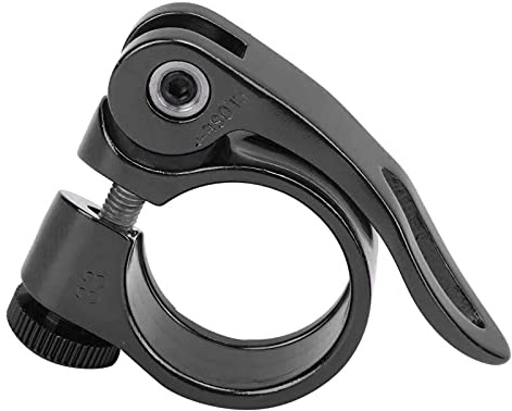 POENVFPO Fahrradsitzgeifer Klemme Leichte Schnellfreisetzungsklemme für 25,4 Mm Straßenautos oder Festes Ausrüstungsrad 28,6 -Mm -Sitzrohr (Black)