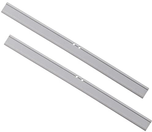 WRITWAA 2pcs Glass Wiper Substitute Strips 10 Inch Home Cleaning Tool Replacement Rubber Squeegee Heads for Window and Mirror Wiper Cleaning