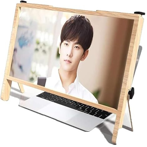 Laptop Screen Magnifier,Computer Screen Magnifier, Notebook Computer Screen Magnifying Glass Adjustable Angle Mobile Phone Projector
