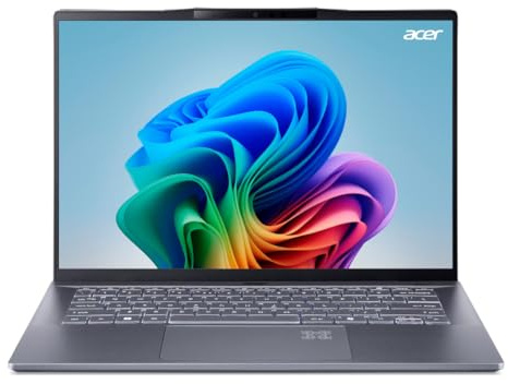 Acer Swift Go 14 AI (SFG14-01-X1YT) 14,5 WUXGA 120Hz IPS/Qualcomm® Snapdragon™ X Plus X1P-42-100/16 GB LPDDR5X RAM / 512 GB SSD/Qualcomm® Adreno™ GPU/Windows 11 Home/Steel Grey
