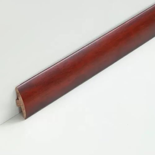 Wooden T Molding Trim Floor Transition Strip,Flooring Gaps Divider Strip Flat Cinch Seam Cover,Solid Wood Doorway Edge Trim 35inch Long(Color:P)