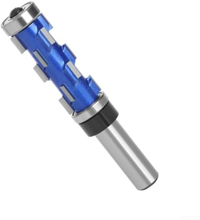Broca de enrutador de ajuste al ras de 8 mm, accesorios de enrutador de ajuste empotrado, borde de corte de acero endurecido para carpintería