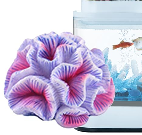 Uonguon Korallenornamente, kleine Meereskoralle, künstliche Dekoration – Aquarium-Dekoration für Aquarien, Büros, Tierterrarium und
