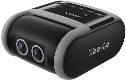 XbotGo Falcon 4K AI Sport Kamera mit Auto Tracking – Fußball & Basketball für Teams, Action Cam mit Livestreaming ohne ABO, Dual-Kamera, bis zu 4,5 Std. Aufnahme, Stabilisierung(Shadow Grey)