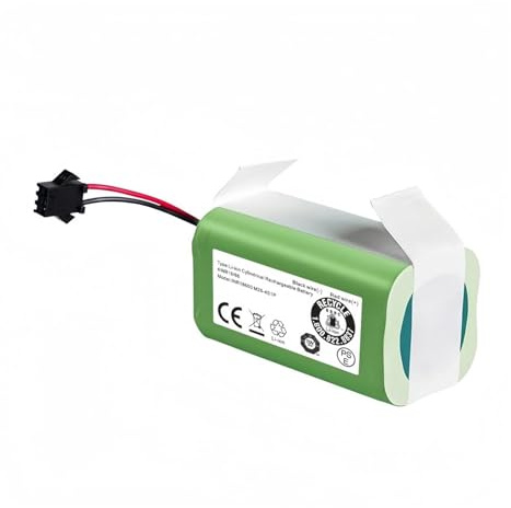 Batería de Repuesto Li-Ion 5200mAh 14.4V, Compatible con Cecotec Conga 950 990 999 1090 1190 1790 1990 5290 Aspiradora Robot Pieza de Repuesto(2600mAh)