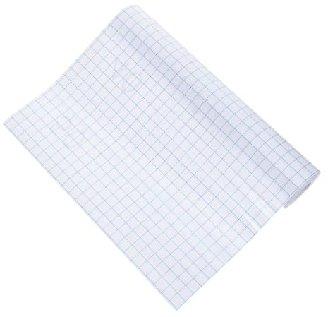 HOMSFOU Film de Transfert Autocollant Transparent Protection de Surface Lisse Pet Vinyle Bleu 1 Rouleau, Laminage pour Autocollants Positionnement Facile, Compatible Céramique et Bois