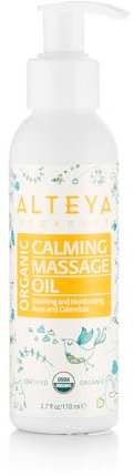 Alteya Bio Babymassageöl 110ml – USDA Organic-zertifiziert Rein Bio Natürlich - Milde und zarte Massageölmischung für besonders empfindliche Haut – Beruhigend und feuchtigkeitsspendend