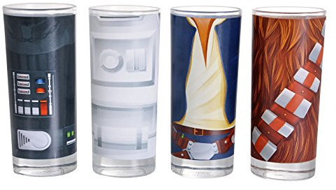 GGS Star Wars - Character Torso Glass Tumbler Set