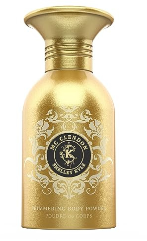 Mcclendon Talc Free Shimmer Powder, Body Powder, Dusting Powder, Leaves Skin Soft, Dry, Smooth, and Shimmering, 48g