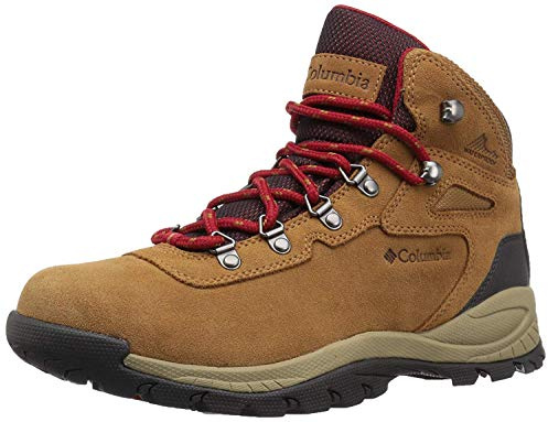 Columbia Newton Ridge Plus WP Amped, Botas montaña de senderismo y trekking, Mujer, Elk Mountain Red 2023, 40 EU