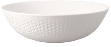 Villeroy & Boch - Manufacture Collier Blanc Coupe à fruits/décorative, toute en élégance, porcelaine premium, lavage à main, blanc