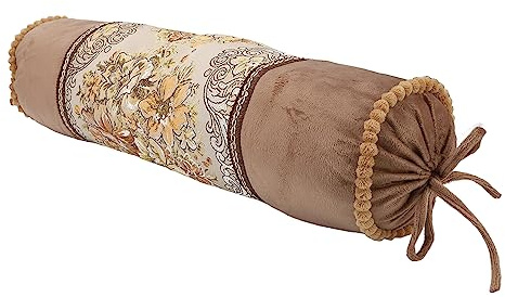 Cuscino Cilindro Massaggio Piedi, Traspirante Vintage Alleviare L'affaticamento Delle Gambe Piedi Lavabili Cuscino Cilindro Ricamo Morbido Rimovibile per Caviglie per Salone di