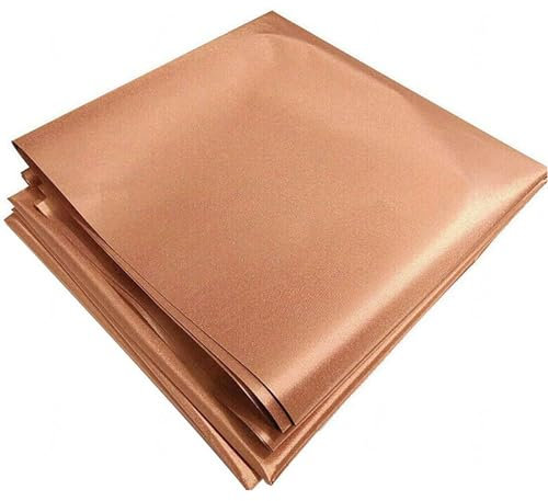 RFID-gepanzertes Gewebe EMF Schutzstoff Faraday Stoffblatt Hochfrequenzgepanzerter Stoff leitfähiger Stoff Anti-Strahlung Decke Mikrowelle Vorhang Router Block (Gold, 8m)
