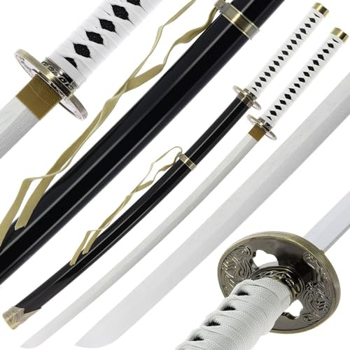 Devil May Cry Virgil Yamato Wooden Sword Prop Non Sharp Blunt Blade Made of Bamboo - 100cm Blunt Cosplay Display Gift for Fans