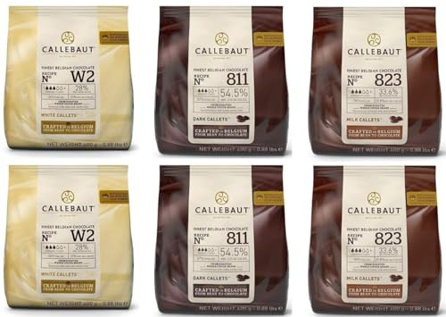Callebaut Bundle 2 x W2,823,811 (6 x 400g)