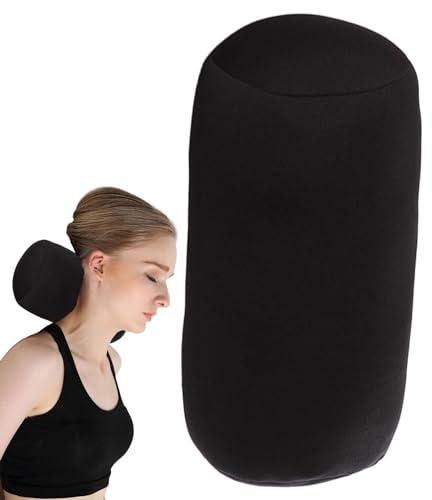 Dranng Cuscino di sostegno con microsfere tubolari, cuscino cervicale rotondo - Cuscino con microsfere tubolari per supporto del collo,Cuscino da viaggio di supporto per berretto da viaggio per