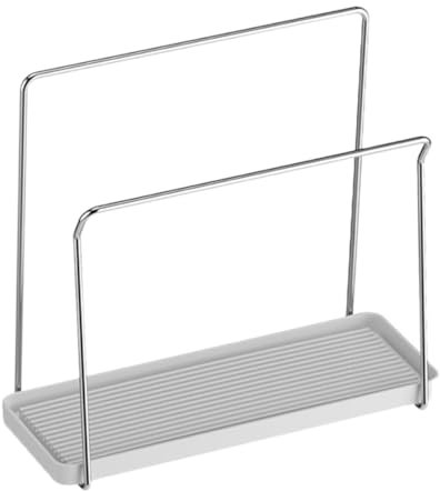 Cabilock Estante De Cocina Blanco Soporte para Trapos Esponjas y Cepillos Organizador De Fregadero para Guardar Trapos y Utensilios De Cocina