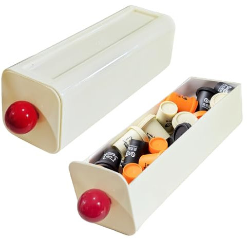 Ouliget Hanging Coffee Pod Drawer,Espresso Coffee Organizer Storage Box,Coffee Maker Machine Stand for Coffee Supplies Coffee Spoon Filter Paper,Home Kitchen Counter Organizer