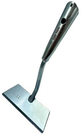Synx Tools Unkrauthacke 14 cm ohne Stiel - Gartenhacke aus Stahl zum Unkraut Entfernen und Boden Lockern, Handhacke für Beet, Garten und Rasenkante ohne Griff