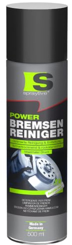 Spraytive 1 x 500ml Bremsenreiniger Spray, Kaltreiniger, Fett- & Rostlöser | Made in Germany, Ölfleckentferner, für Bremsscheiben, Bremssattel & Kette, löst Öl & Fett, rückstandsfrei, Auto & Motorrad