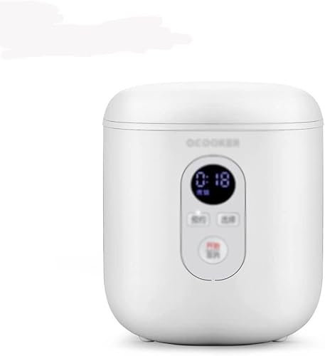 Arrocera y calentador, Mini olla arrocera de 1,2 L, cocinas eléctricas inteligentes con recubrimiento en polvo for cocinar en casa y estudiantes Arrocera y calentador,