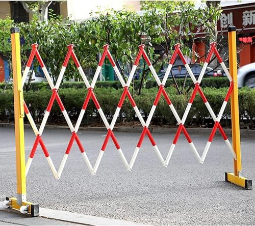 Einziehbare mobile Sicherheitsbarriere – flexibles Einfahrtstor, Verkehrsgeländer, tragbare Barrikade für erhöhte Sicherheit und Sicherheit, ideal für Bau- und Veranstaltungsmanagement