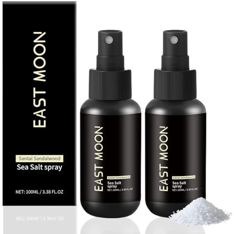 Sea Salt Spray,Spray Texturizante,Fijación Flexible,Crea un Peinado con Volumen Natural y Fijación Duradera,Regalo Hombre,spray de Sal Marina-100ML*2