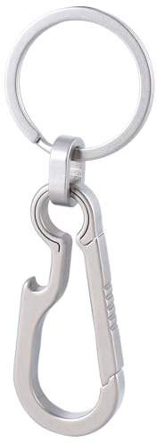 Ruarby Outdoor Carabiner Keyring Bottles Opener Small Clip AntiLost Quick Releases Holder Buckles AntiLost Clip Bottles Opener
