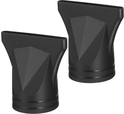 Luxshiny 2 Pezzi Beccucci per Phon in Nylon Nero, Diffusore per Asciugacapelli Riutilizzabile per Styling e Professionale, Riduce L’impatto sui Chioma