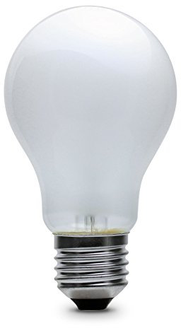 Lot de 4 ampoules GLS 100 W à culot à vis Edison E27 standard ES Pearl 230 V Durée de vie de 1000 heures Ampoule compacte à intensité variable Ampoule traditionnelle à culot à vis Edison 100 W Compatible avec variateur d'intensité 100