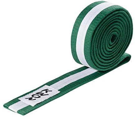 Kwon Budogürtel, mehrfarbig grün 320 cm