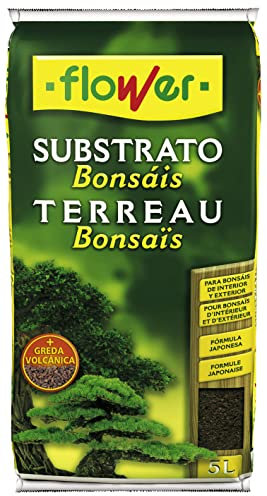 Flower 80016 – Substrato per Bonsai 5 Litri 23x4x40cm Colore Marrone