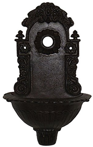 Luxus Pur UG Nostalgie Antik Wasch Becken Wand Brunnen Garten Eisen Deko Brunnen