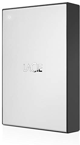 LaCie USB 3.0 Drive, 4 TB, disco duro externo portátil para Mac y PC, 2,5, USB 3.0, color plata (STHY4000800)