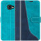 Mulbess für Samsung Galaxy XCover 4s / XCover 4 Hülle, Handyülle Leder mit Kartenfach, Klapphülle mit Magnetverschluss, Flip Case Etui Handytasche Schutzhülle, Stilvoll Mint Blau