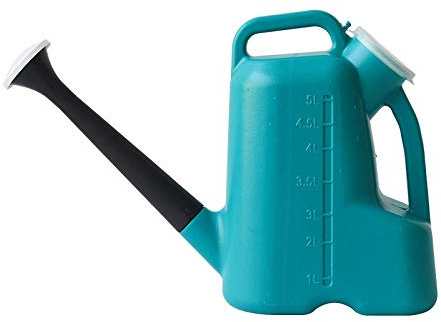 Lodokdre Arrosoir de Jardin 5L Arrosoirs de Lavage Vert, Arrosoir 3 en 1 avec TêTe D'Arrosage pour L'Arrosage des Plantes en Plein