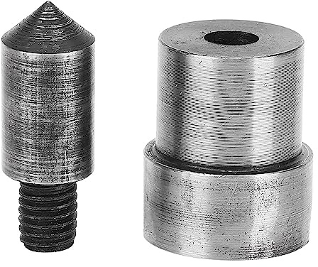 2-teiliges Locher-Set Für Lederhandwerk, Robuster Stahl, Ösenform, Handpressmaschine, Ösenstanzer Für Gürtel, Uhrenarmband(6.0 mm)