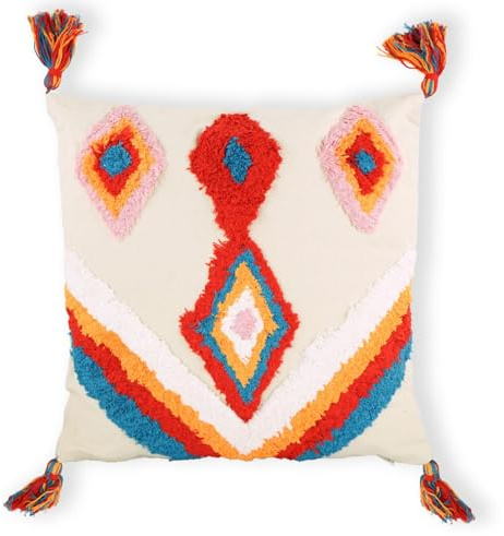 WeHome - Cuscino Decorativo Arredo Casa Moderno Tribal, Cuscino 45x45 Cm Imbottito, Cuscini Per Divano E Cuscini Letto Matrimoniale Moderni, Cuscini Arredo Divano Moderni (CR1)