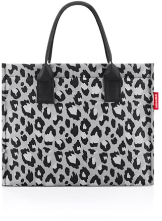 reisenthel daily shopper leo nero – Moderner, geradliniger Shopper für jeden Anlass - praktische Handtasche, groß genug für Ihre Einkäufe und Ihre Alltagsgegenstände