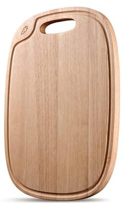 Holzschneidebrett, rechteckige Tischmatte, Käse, Steak, Küchentablett, Gemüse, Obst, Fleisch, Brotteller, Hackblöcke, einfach, 15,7 x 11,0 x 0,8 Zoll