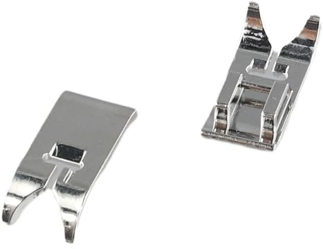 2 Pezzi Universali per Macchine Da Cucire Multifunzione Piedino, Piedino Multifunzione Zig-Zag e Dritto, in Acciaio Inossidabile, Adatti per Tutti i Modelli di Macchine da Cucire a Gambo Basso ﻿