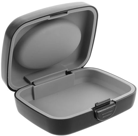 FONDOTIN Hearing Aid Storage Box Portable Hearing Aid Case Small Lightweight Protection Container Shockproof for Daily Use